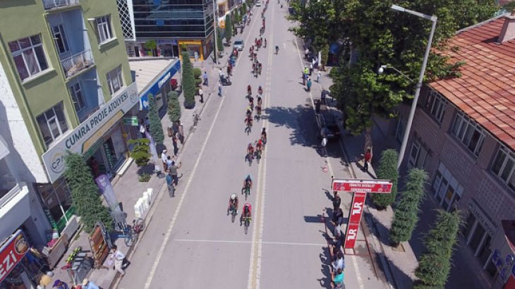 Uluslar Arası Mevlana Bisiklet Turnuvası Çumra Etabı tamamlandı