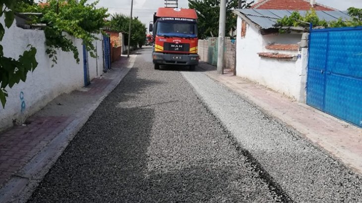 Bakkalbaşı'nda asfaltı tamamlanan sokaklar hizmete açıldı 