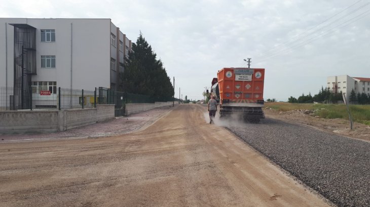 Çumra'da asfalt çalışmaları hız kazandı 