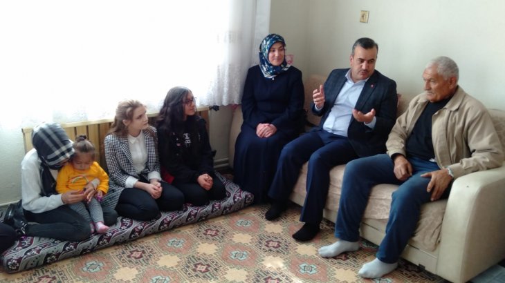    Başkan Oflaz’dan  Şehit Hakan Cila'nın ailesine ziyaret 