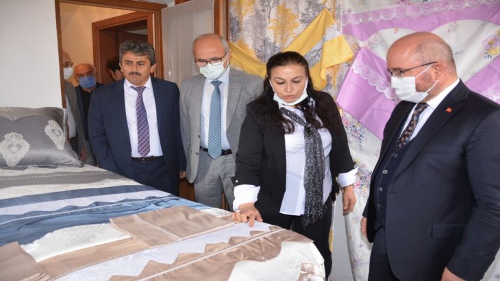 Çumra'da tekstil atölyesi açıldı 