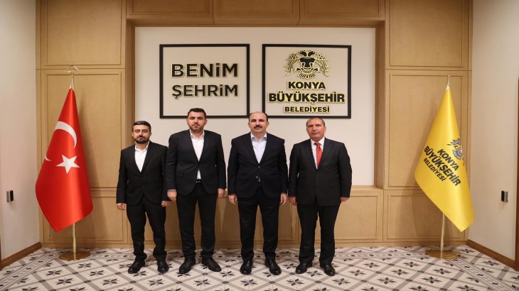 Başkan Aydın'dan Konya Büyükşehir Belediye Başkan'ı Uğur İbrahim Altay'a Ziyaret 
